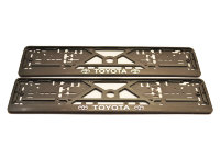 Рамка номерного знака Toyota (комплект 2 шт.)