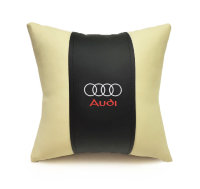 Авто-подушка с логотипом Audi в машину (2шт)