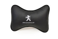 (2шт) Подушка подголовник в машину с логотипом Peugeot (2шт)